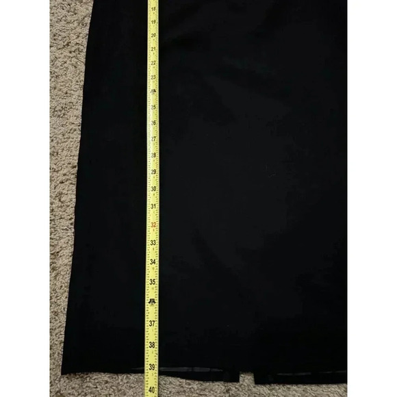 VINTAGE CARON PETITE CHICAGO Black Rhinestone Shift Dress Sz 8P Office Work 80’s - Picture 11 of 11